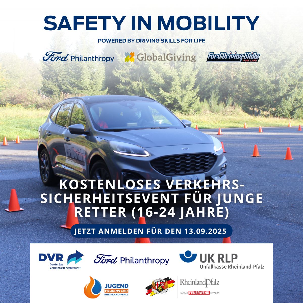 Ford Sicherheitsevent für junge Rettungsfahrer